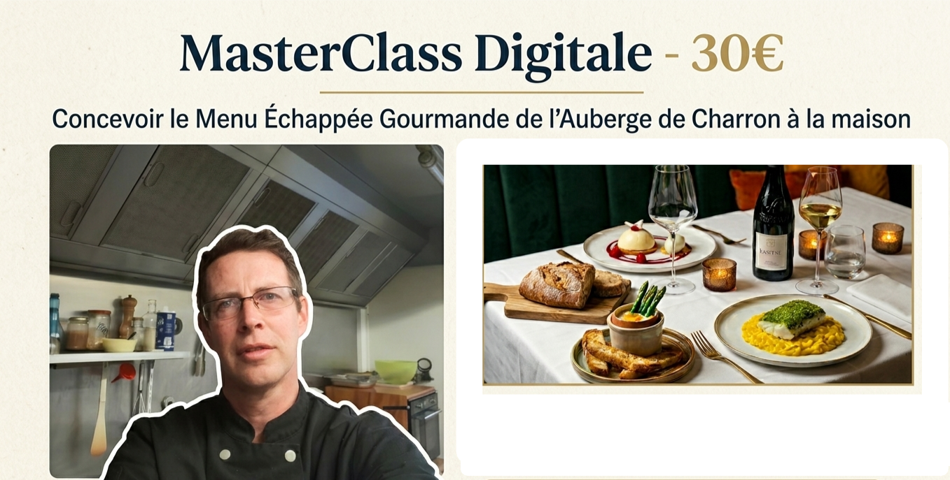 Photo de la Masterclass Digitale de l'Auberge de Charron